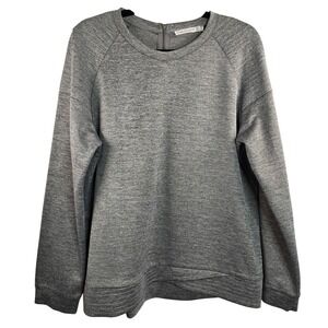 Pink Stitch Zipper Back‎ Sweatshirt Women's Size 8